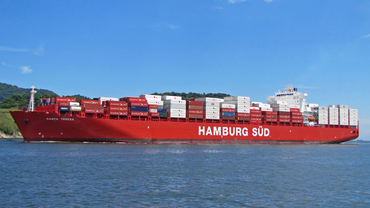 Schwierige Zeiten für Hamburg Süd: Infolge der anhaltenden Überkapazitäten gingen die Frachterlöse pro Einzeltransport um rund 15 Prozent zurück. (Foto: Oetker-Gruppe)